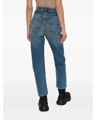 Rick Owens DRKSHDW ストレートレッグジーンズ ブルー - サムネイル4
