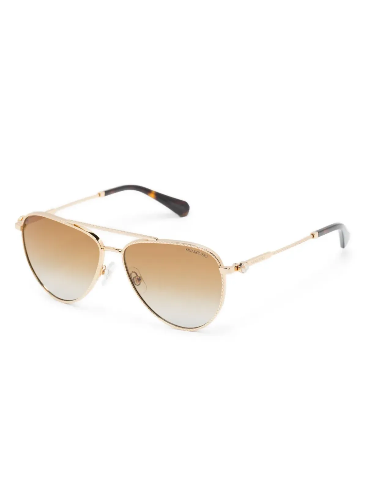 Swarovski Eyewear サングラス SK7031 ゴールド - 画像2