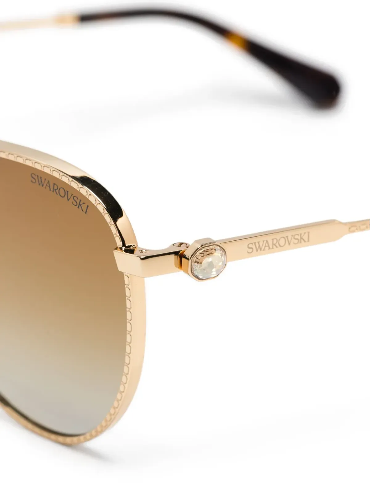 Swarovski Eyewear サングラス SK7031 ゴールド - 画像3