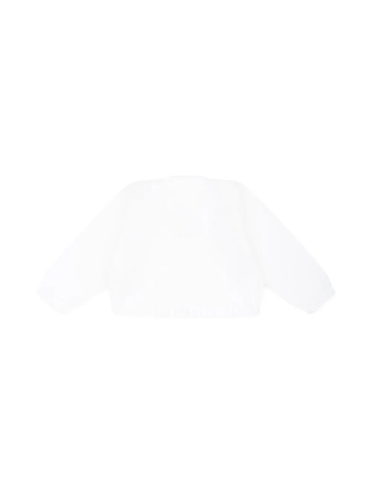 Little Bear コットンカーディガン - White - 画像2