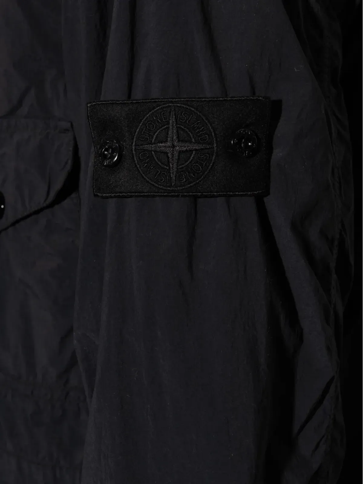 Stone Island しわ加工のマルチポケットシャツジャケット - 画像5
