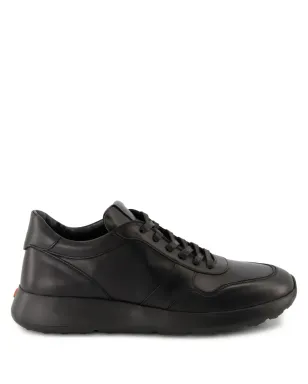 Tod's レザー レースアップ スニーカー ブラック - サムネイル1
