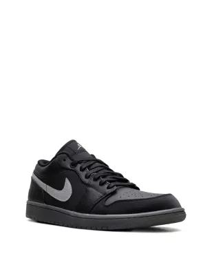 Jordan 1 ロー ブラック/ホワイト/ダークスモークグレー スニーカー - サムネイル2