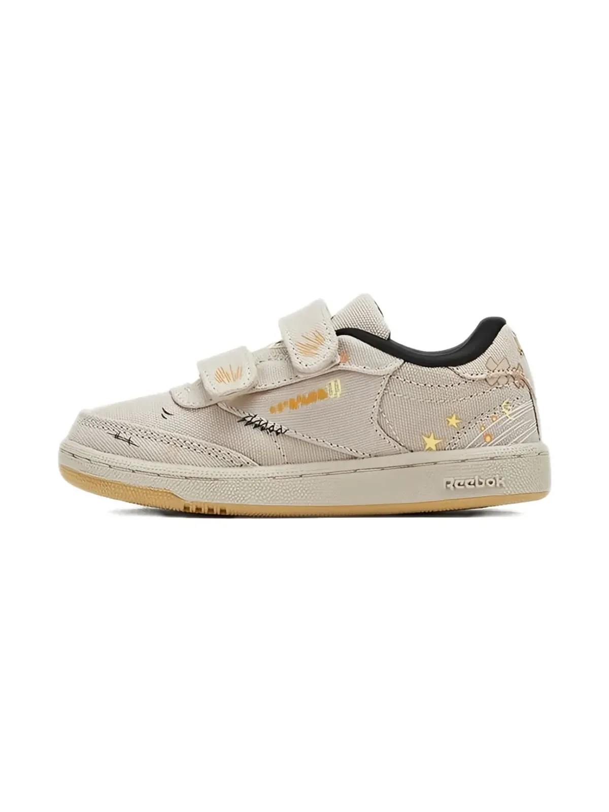 Reebok Kids クラブ C 85 ストラップスニーカー - 画像1