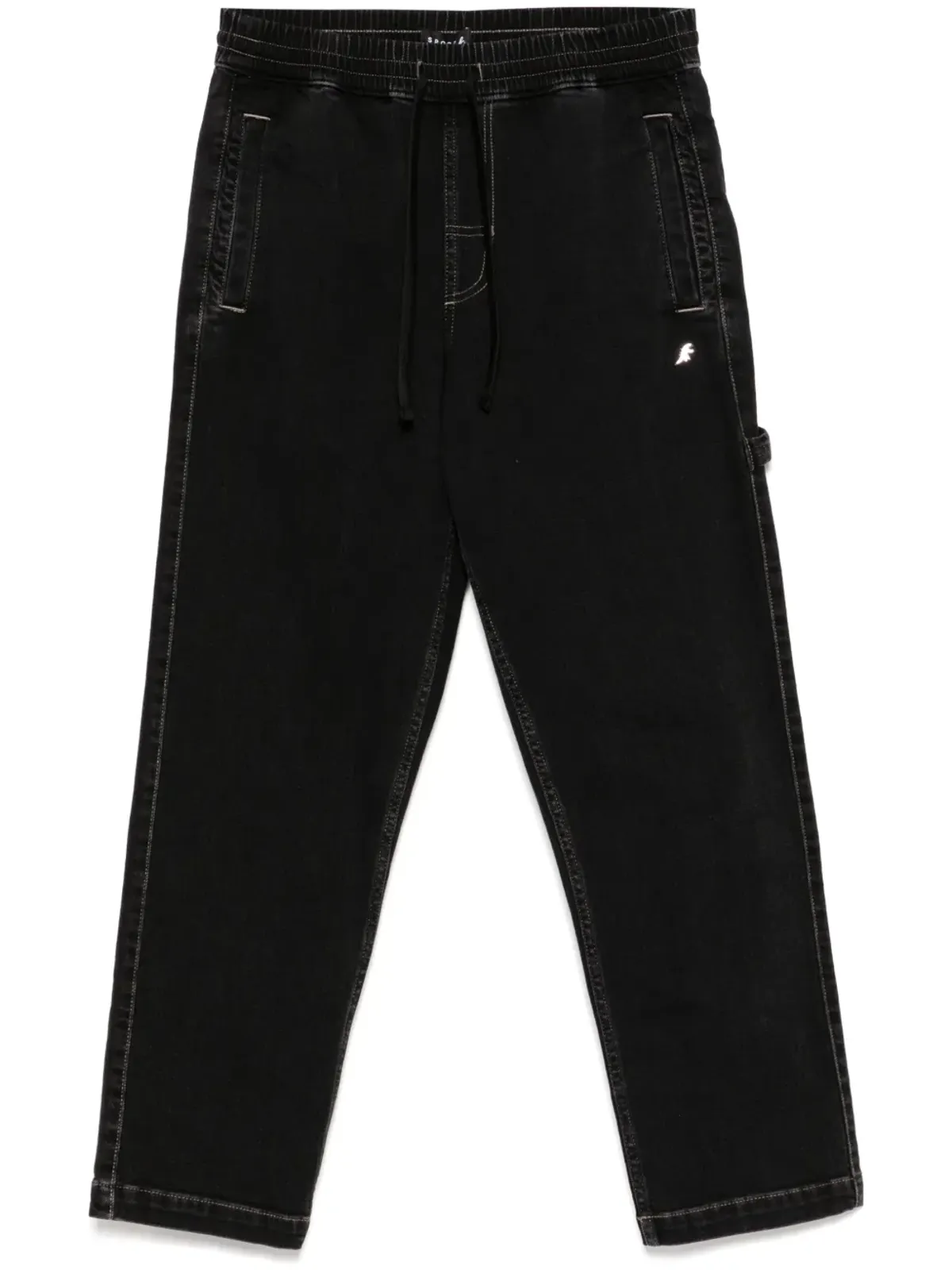 SPORT b. by agnès b. バギー・フィット・ジーンズ - ブラック - 画像1