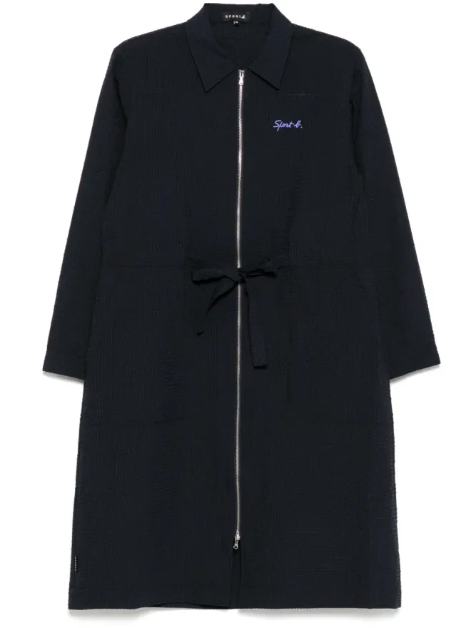 SPORT b. by agnès b. SPORT b. by agnès b. シアサッカーシャツドレスの商品画像