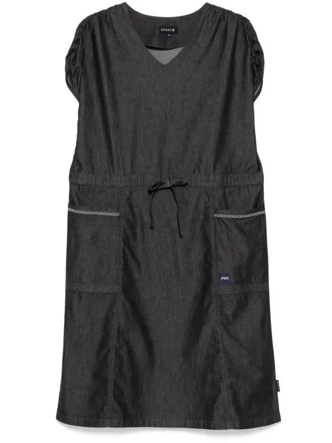 SPORT b. by agnès b. SPORT b. by agnès b. Vネックデニムドレスの商品画像