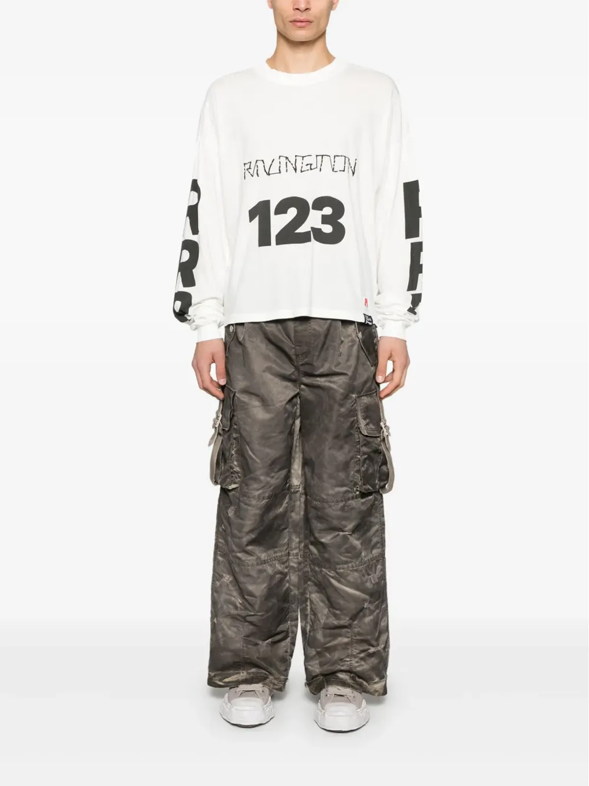 RRR123 USO-123 Tシャツ ホワイト - 画像2