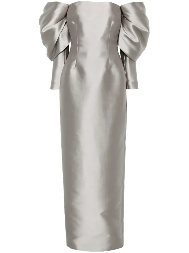 SOLACE London Solace London Laylah maxi dress - Greyの商品画像