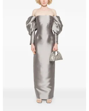 Solace London Laylah maxi dress - Grey - サムネイル2
