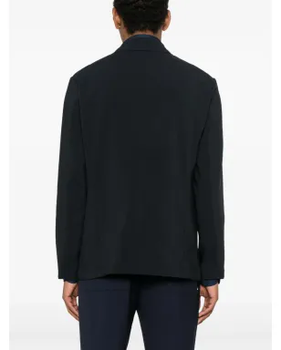 Emporio Armani ストライプ ブレザー ブルー - サムネイル4