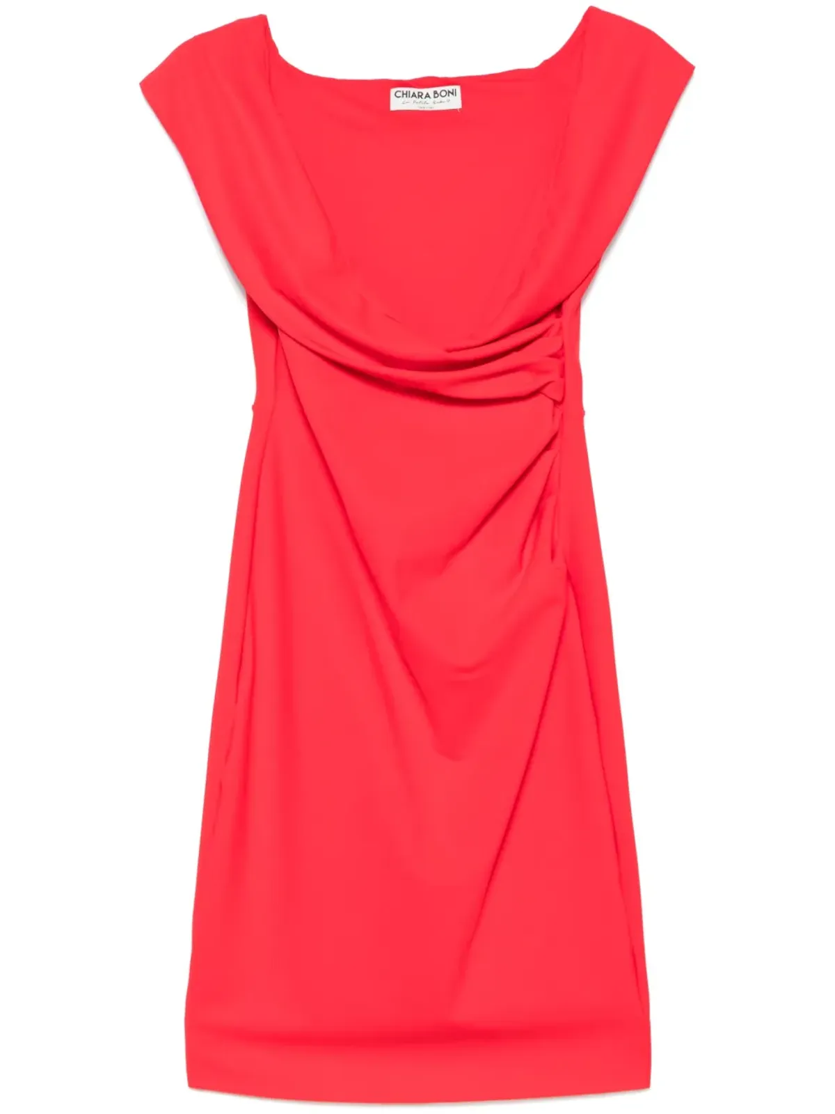 CHIARA BONI La Petite Robe ドレープディテール ミディドレス - 画像1