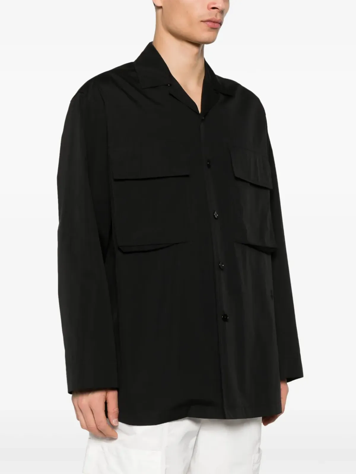 JIL SANDER+ ロゴ刺繍シャツ - 画像3