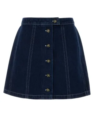 A.P.C. Pipaデニムスカート - サムネイル1