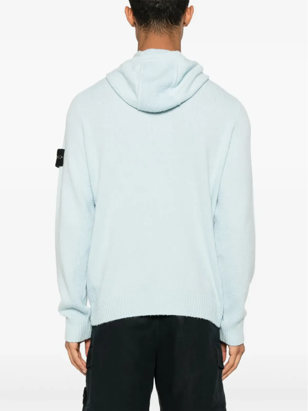 Stone Island ガーゼ風フード付きカーディガン - 画像4