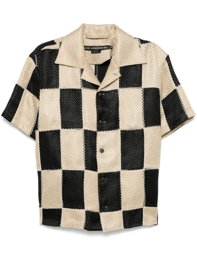 Andersson Bell Andersson Bell パッチワーク・キャンプカラーシャツの商品画像