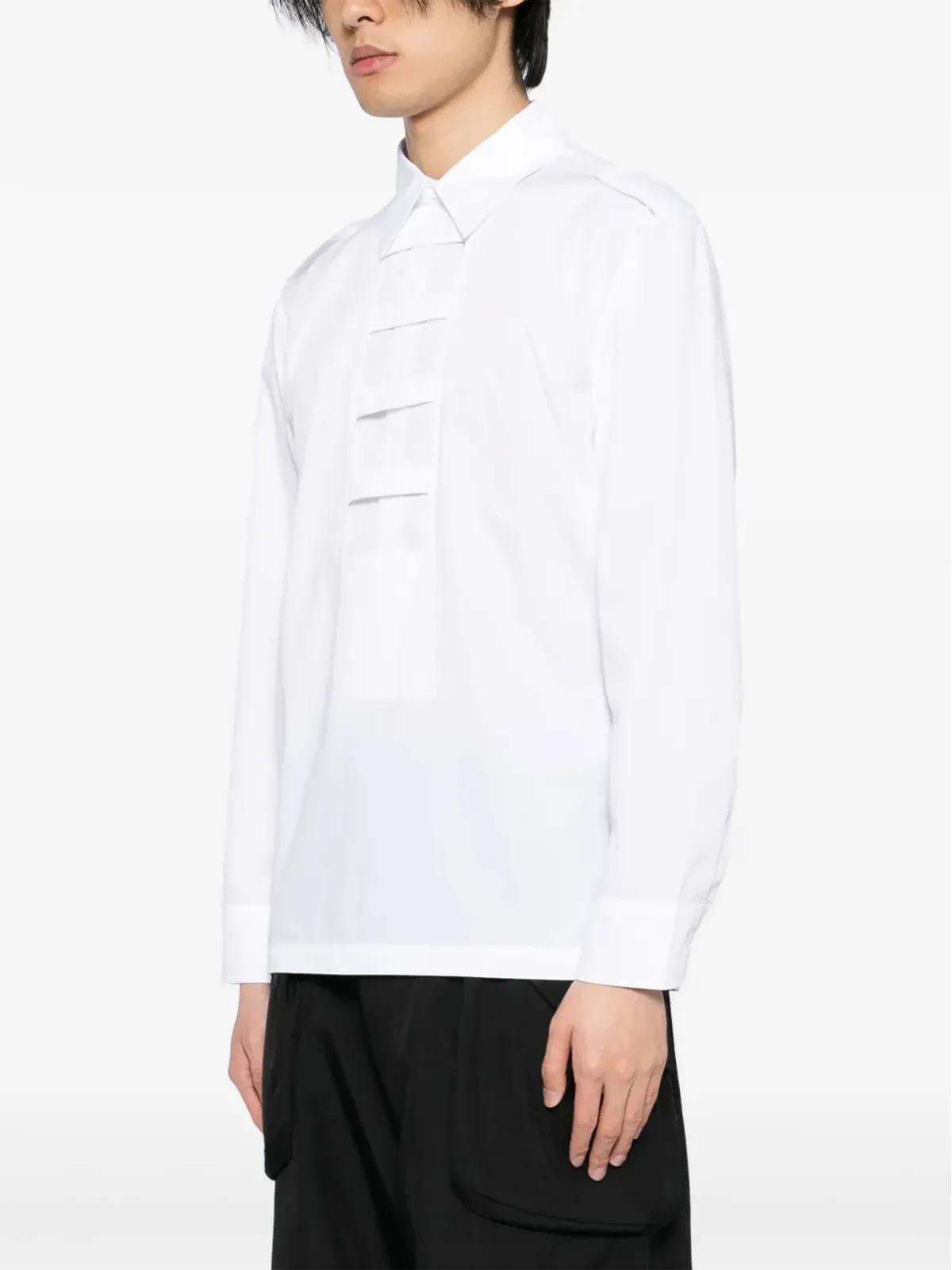 Olly Shinder Tie Cage shirt - White - 画像3