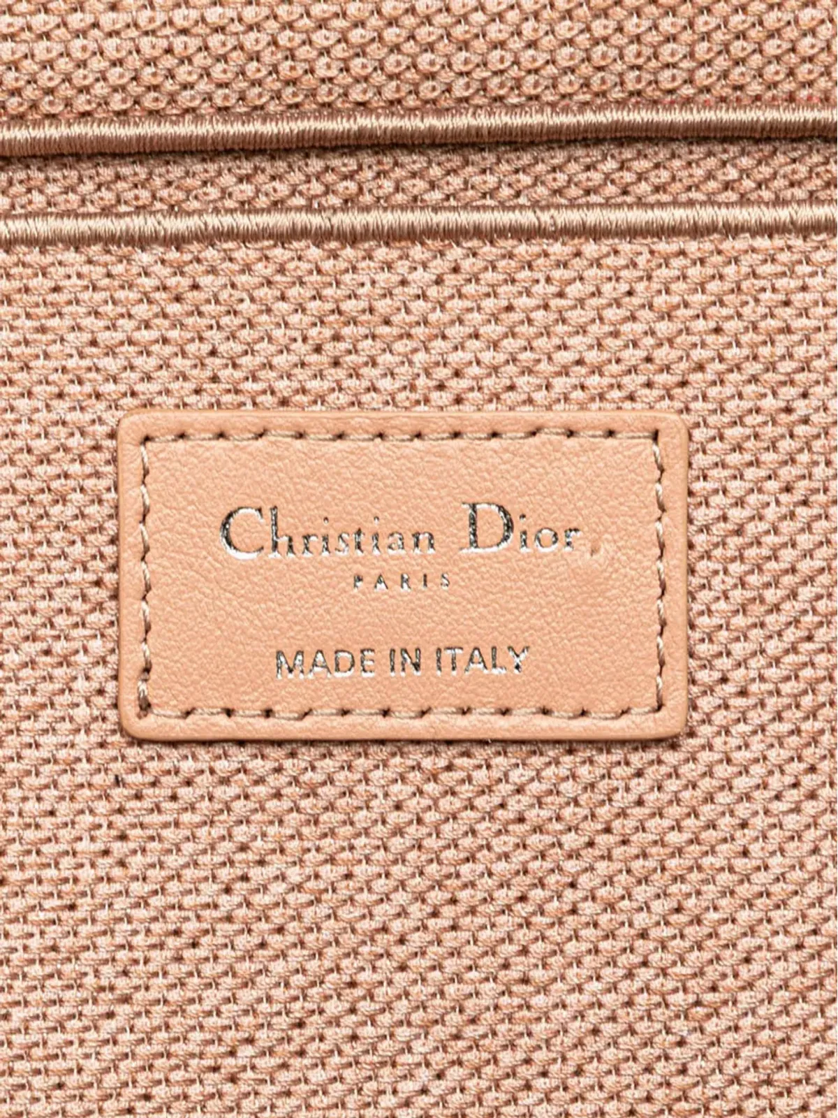 ビンテージ Christian Dior ヴァニティケース メッシュ刺繍 ピンク - 画像5