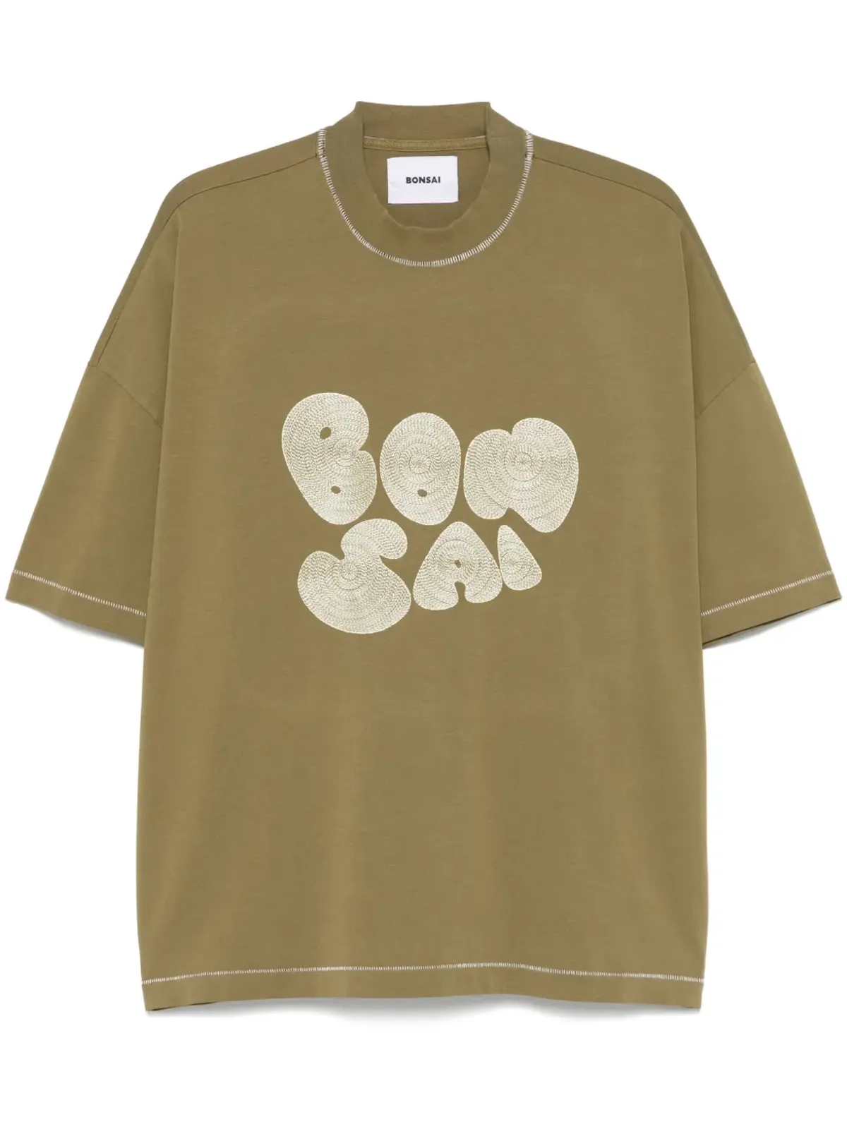 Bonsai ロゴ刺繍入りTシャツ - 画像1