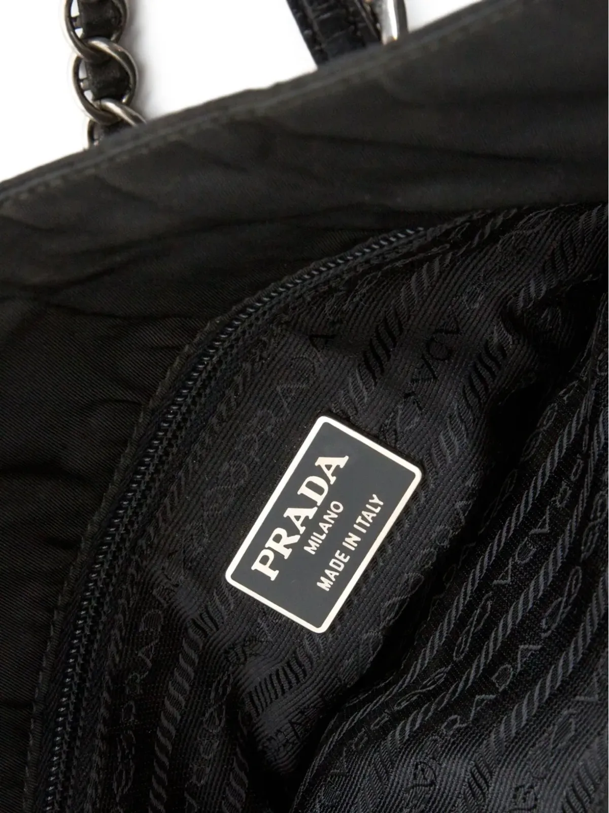 Prada ビンテージ 2000年代 Tessuto トートバッグ - ブラック - 画像5