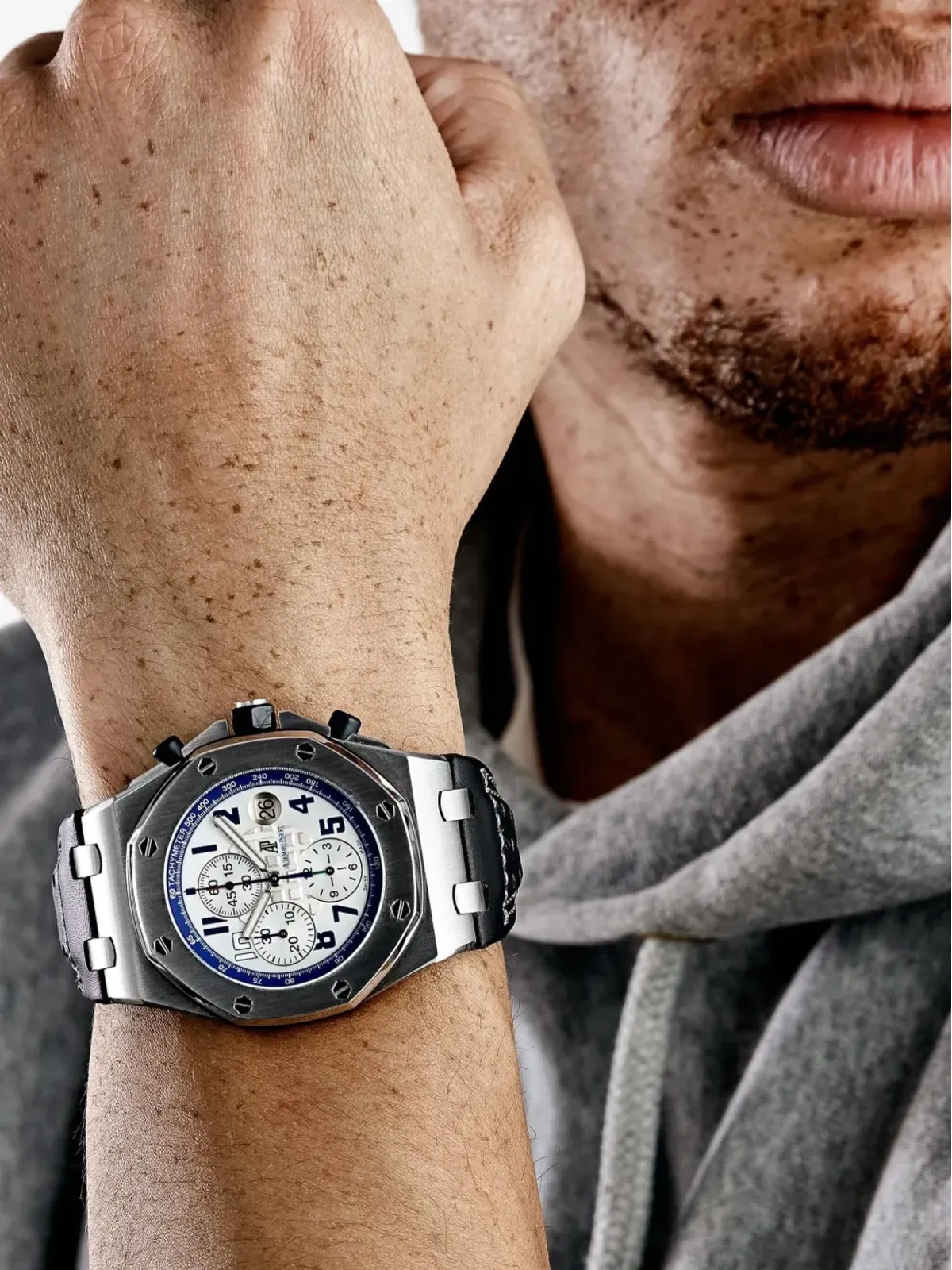 Audemars Piguet ビンテージ ロイヤルオークオフショア Sachin Tendulkar ブラック - 画像2