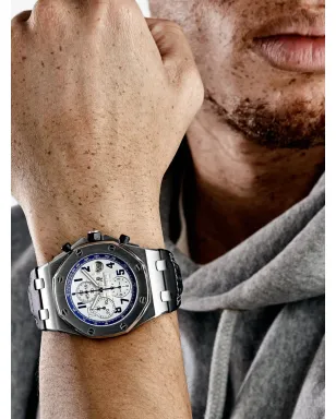 Audemars Piguet ビンテージ ロイヤルオークオフショア Sachin Tendulkar ブラック - サムネイル2