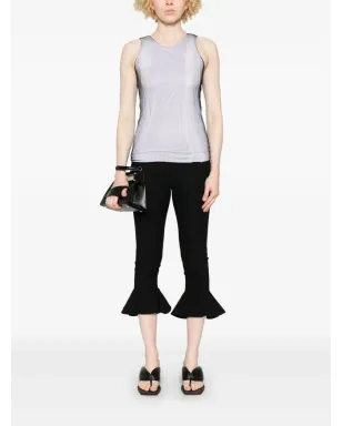 ALAINPAUL mesh-overlay tank top - サムネイル2