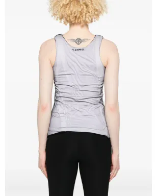 ALAINPAUL mesh-overlay tank top - サムネイル4