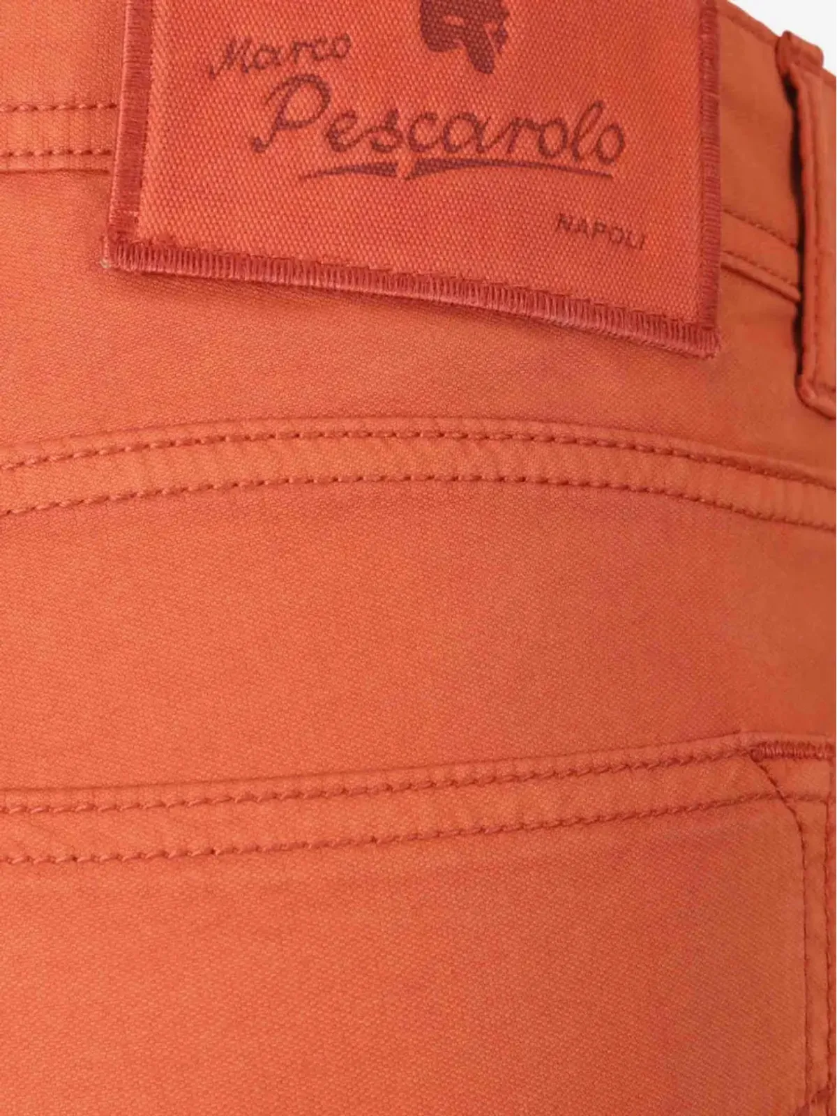 Marco Pescarolo スリムカットパンツ - 画像4