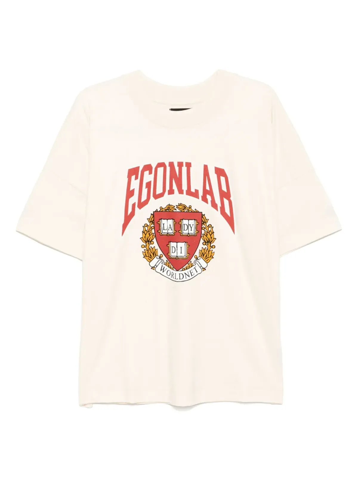 EGONlab. ロゴプリントコットンTシャツ - 画像1