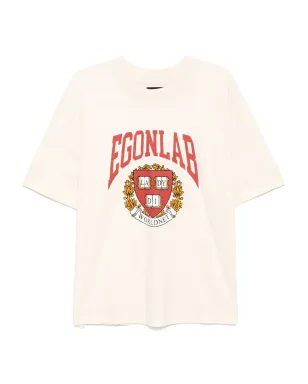 EGONlab. ロゴプリントコットンTシャツ - サムネイル1