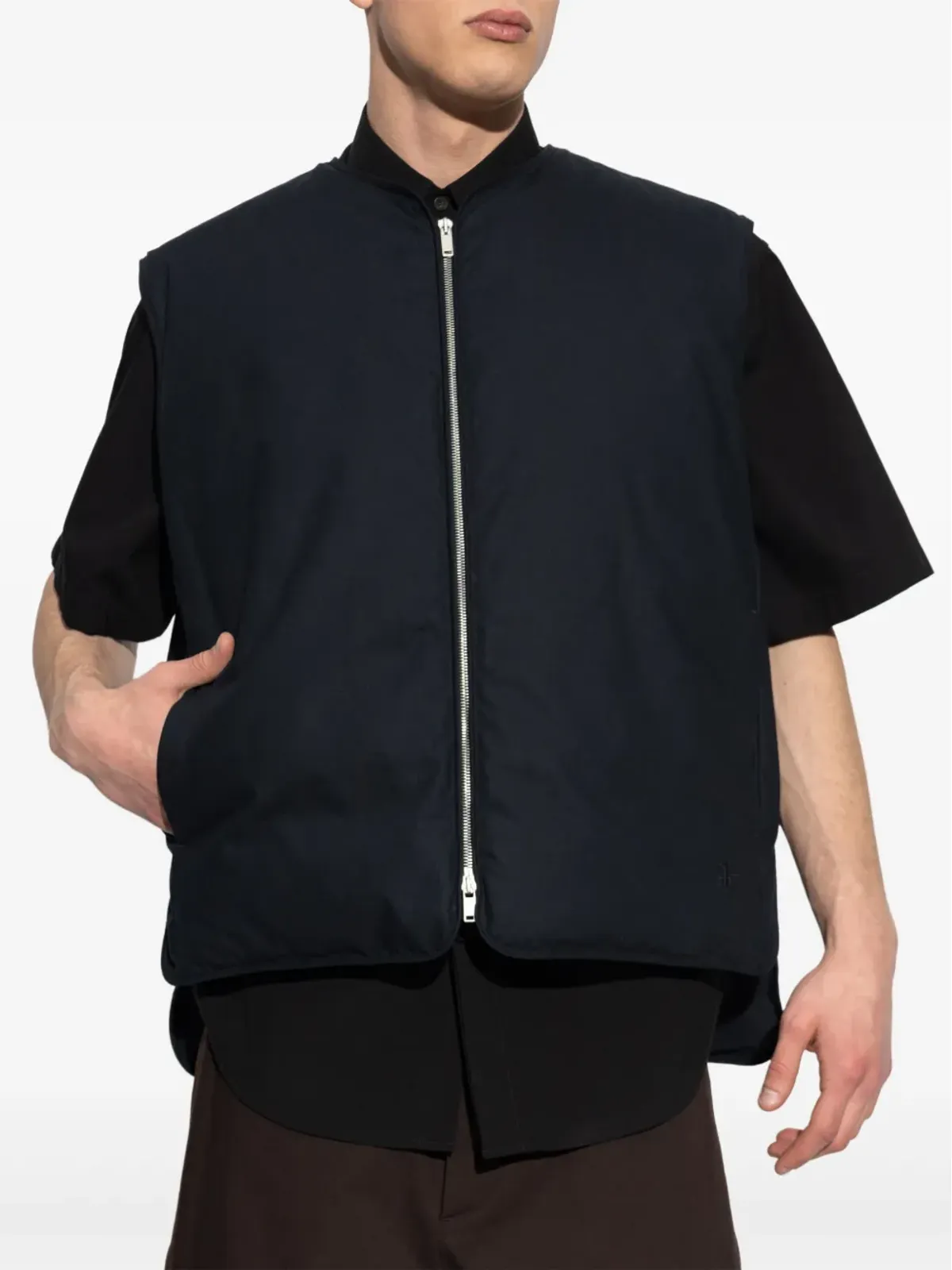 JIL SANDER+ ジップアップジレ - 画像3