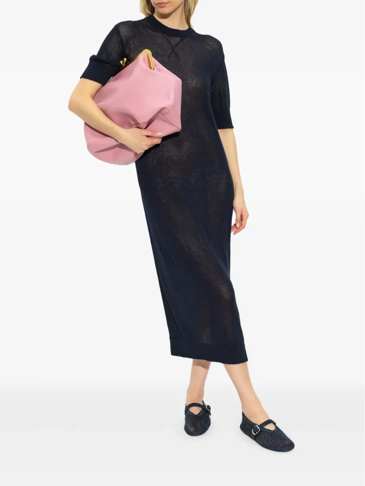 JIL SANDER+ ニットミディドレス - 画像2