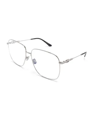 VALENTINO GARAVANI EYEWEAR ナビゲーターフレーム眼鏡（シルバー） - サムネイル2