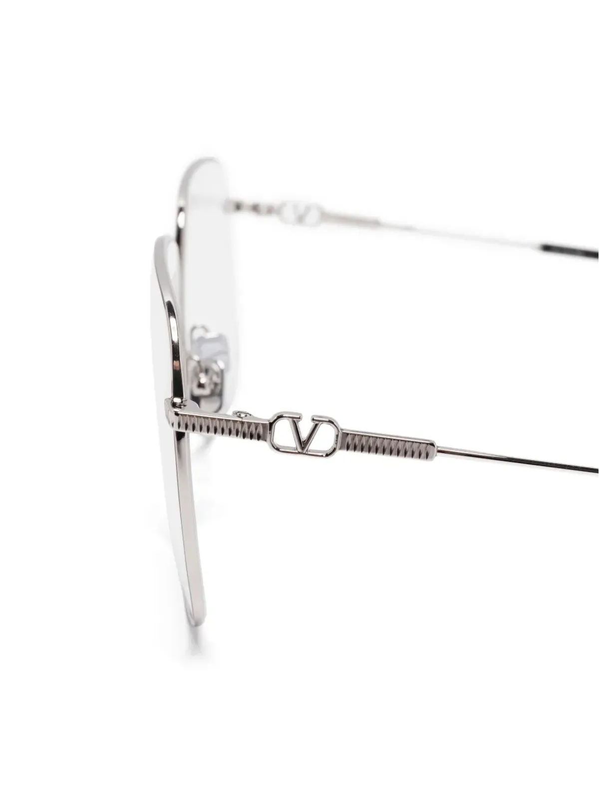 VALENTINO GARAVANI EYEWEAR ナビゲーターフレーム眼鏡（シルバー） - 画像3