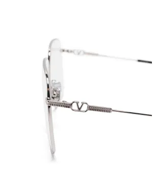 VALENTINO GARAVANI EYEWEAR ナビゲーターフレーム眼鏡（シルバー） - サムネイル3