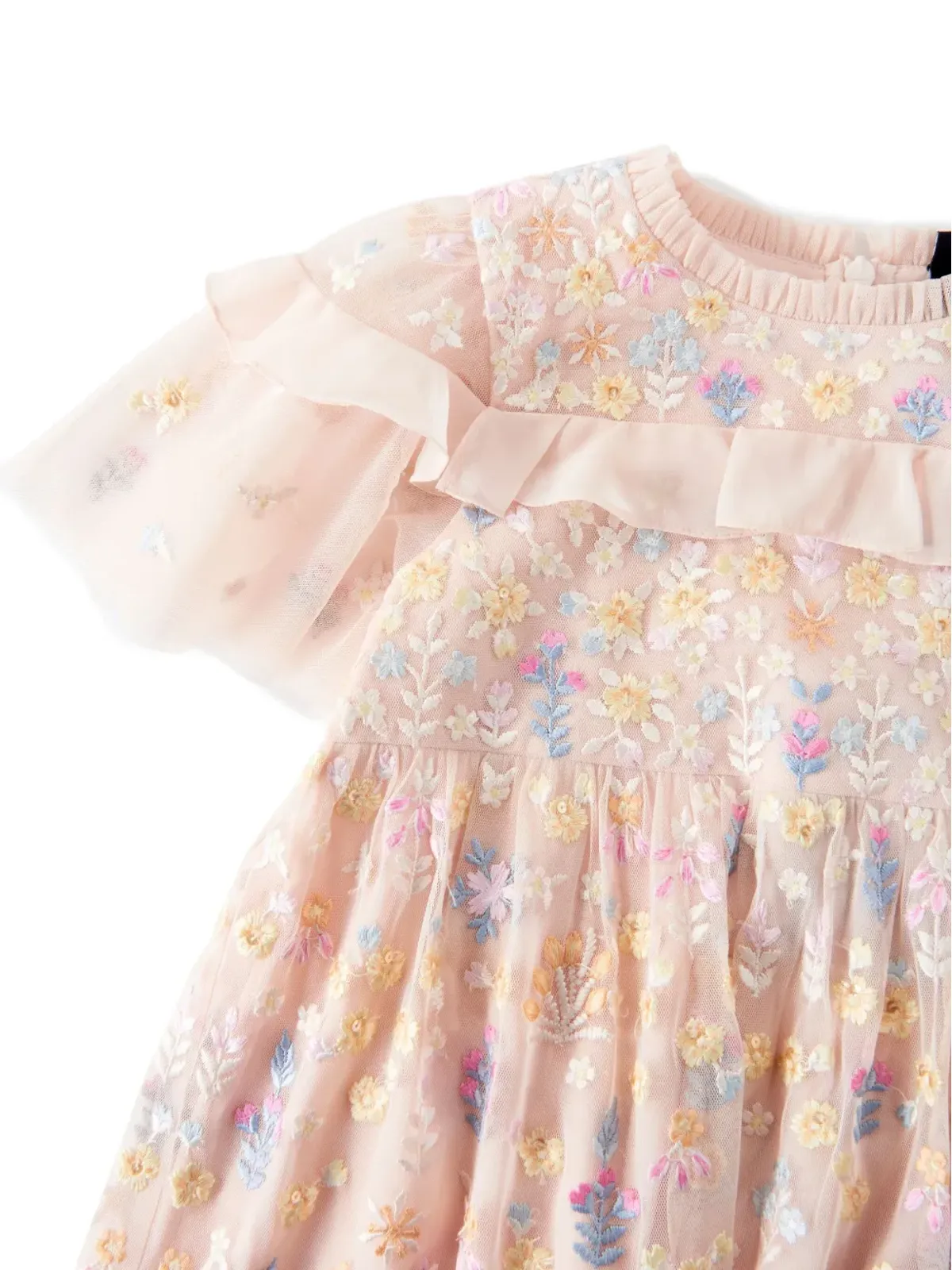NEEDLE & THREAD KIDS 花刺繍ドレス - 画像3