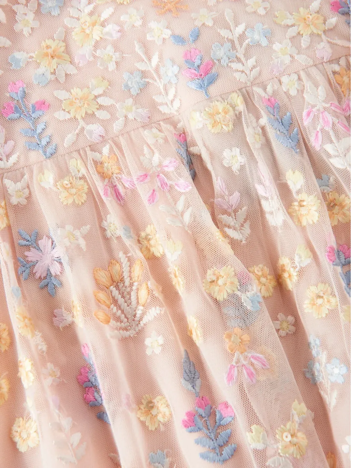 NEEDLE & THREAD KIDS 花刺繍ドレス - 画像4