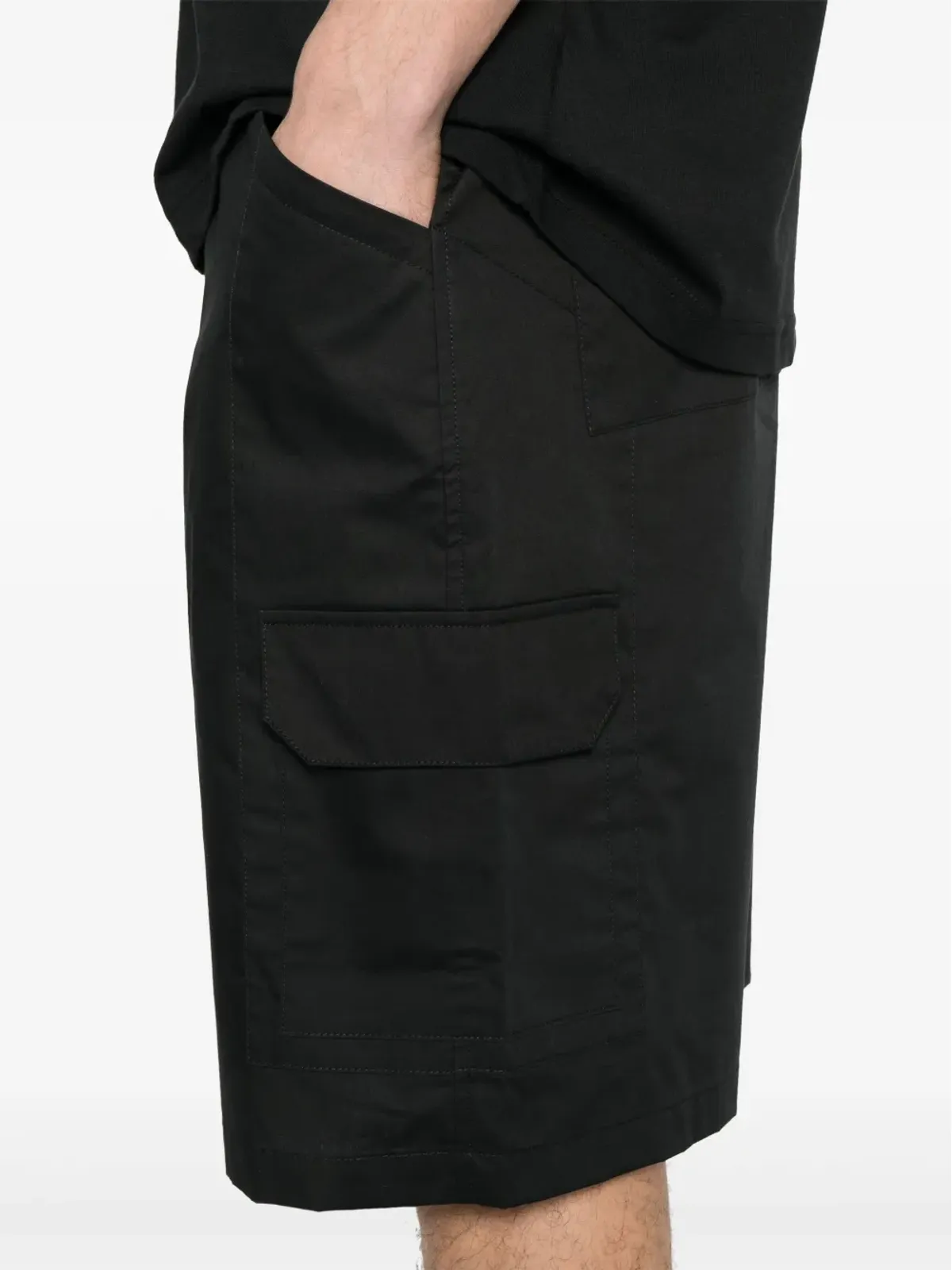 GR10K poplin cargo shorts - Black - 画像5