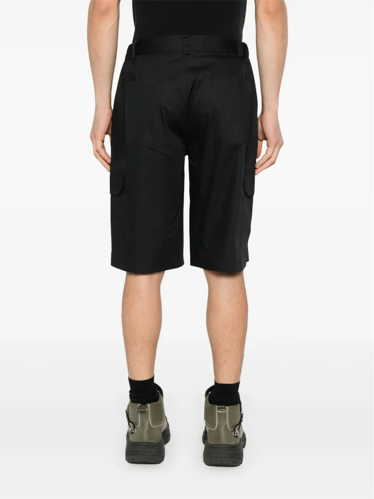 GR10K poplin cargo shorts - Black - 画像4
