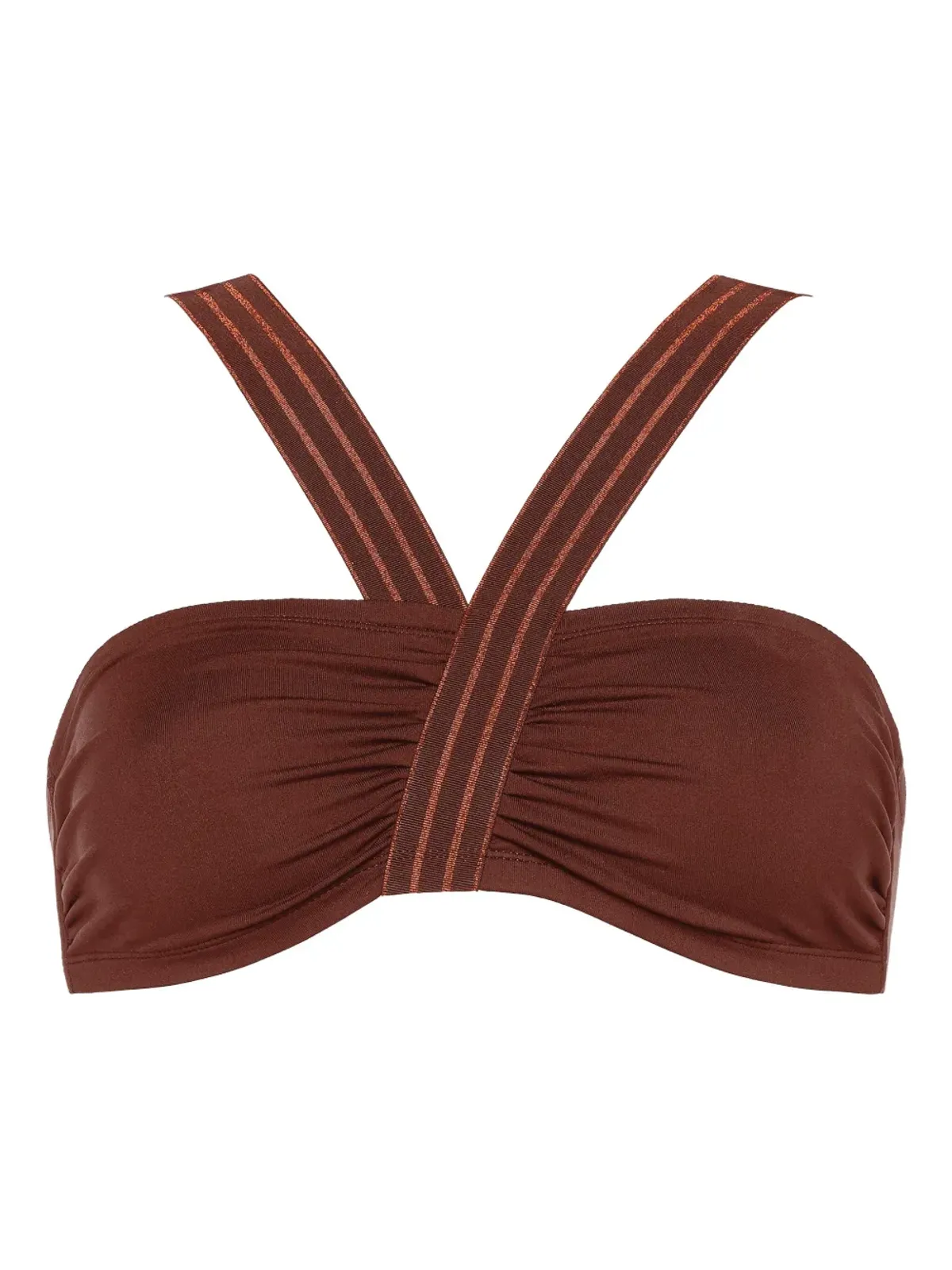 ERES Rendez-vous ruched strap bikini top - 画像1