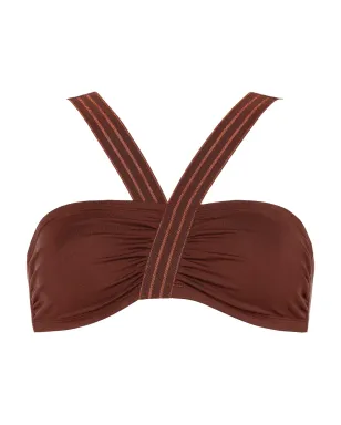 ERES Rendez-vous ruched strap bikini top - サムネイル1