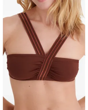 ERES Rendez-vous ruched strap bikini top - サムネイル5