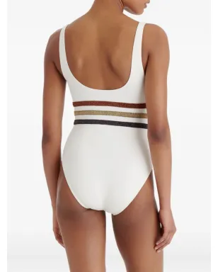 ERES Radieux striped-waistband swimsuit - サムネイル4