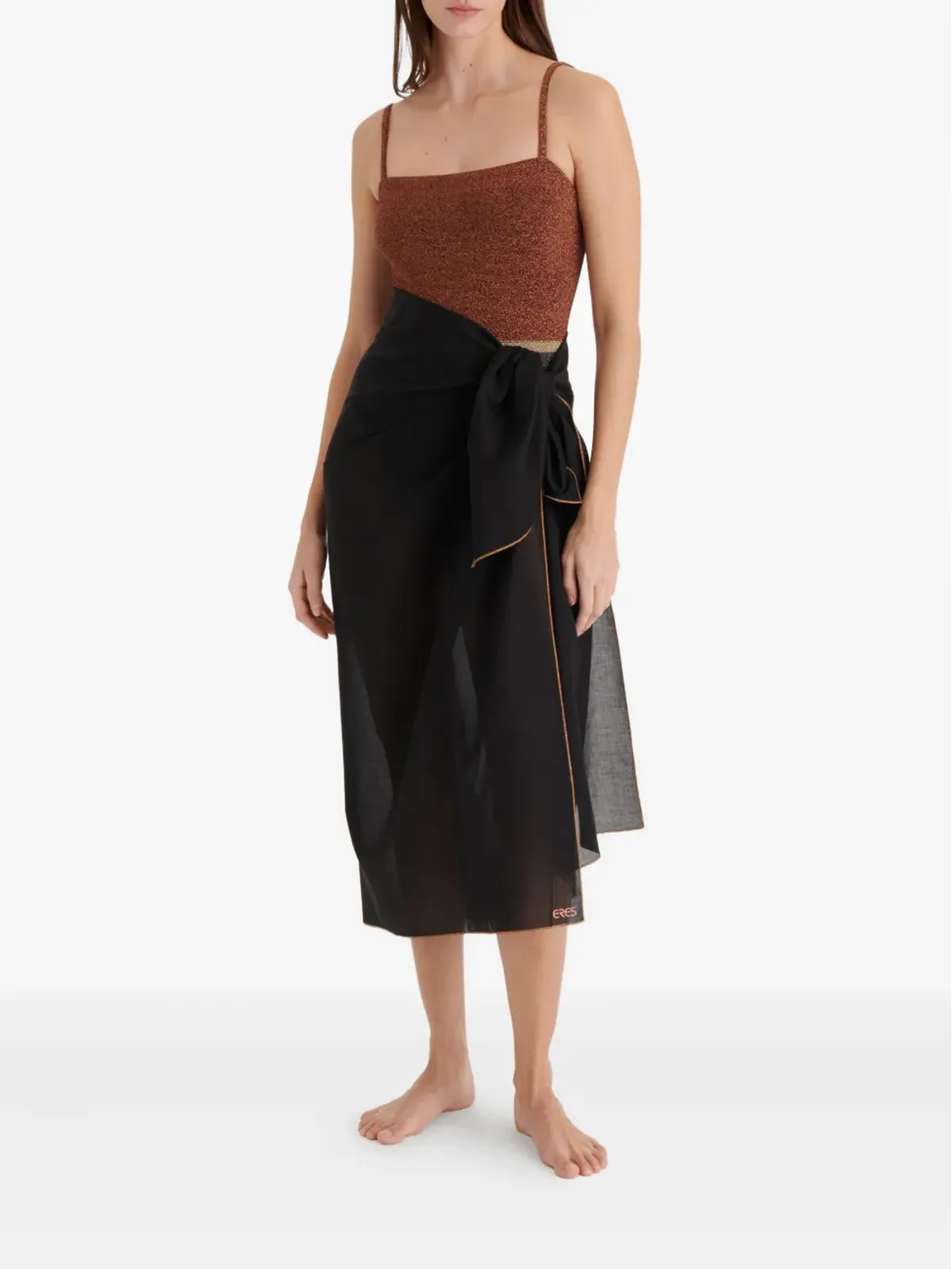 ERES Cabine wrap sarong - Black - 画像2