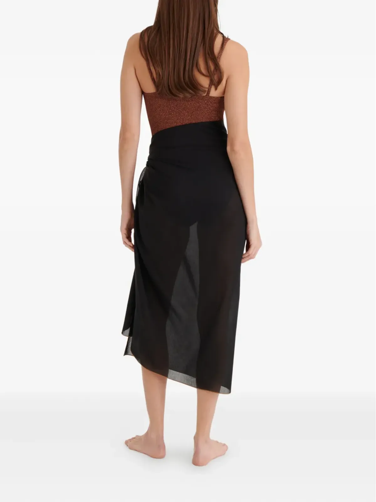 ERES Cabine wrap sarong - Black - 画像3