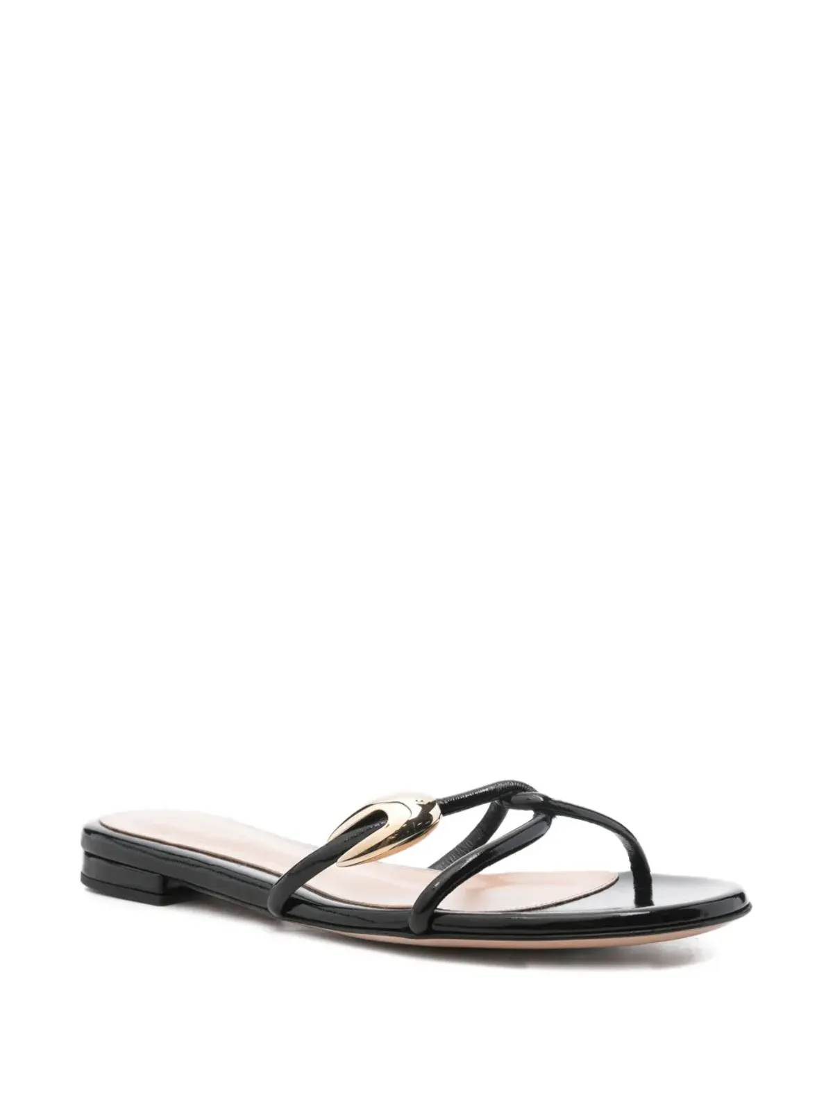 Gianvito Rossi 結びストラップサンダル - 画像2