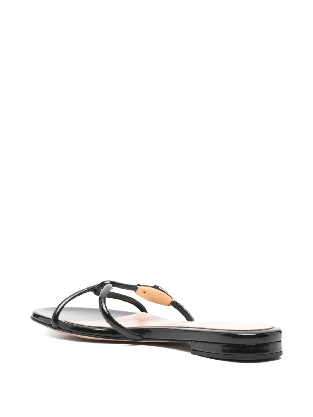 Gianvito Rossi 結びストラップサンダル - 画像3