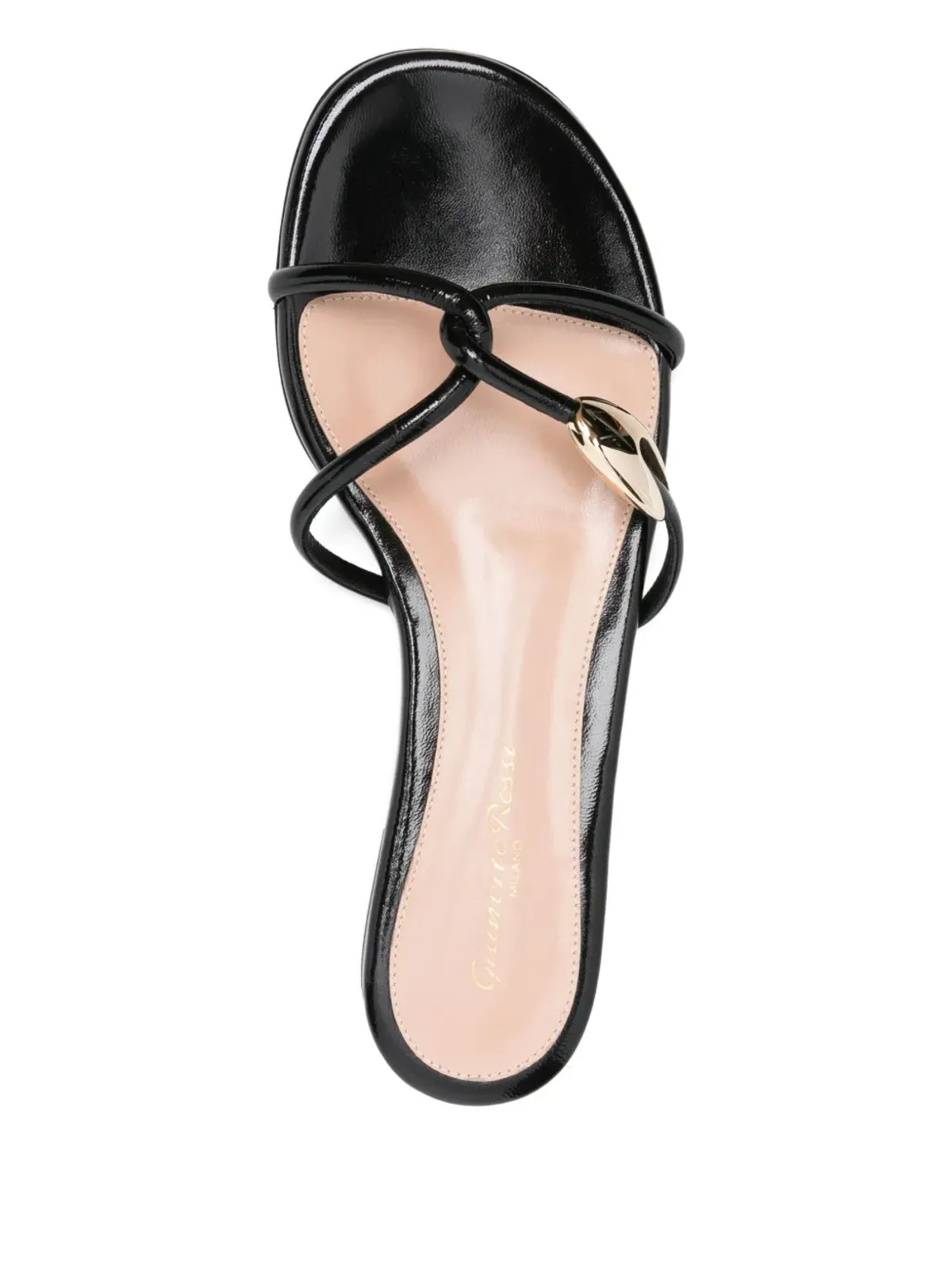 Gianvito Rossi 結びストラップサンダル - 画像4