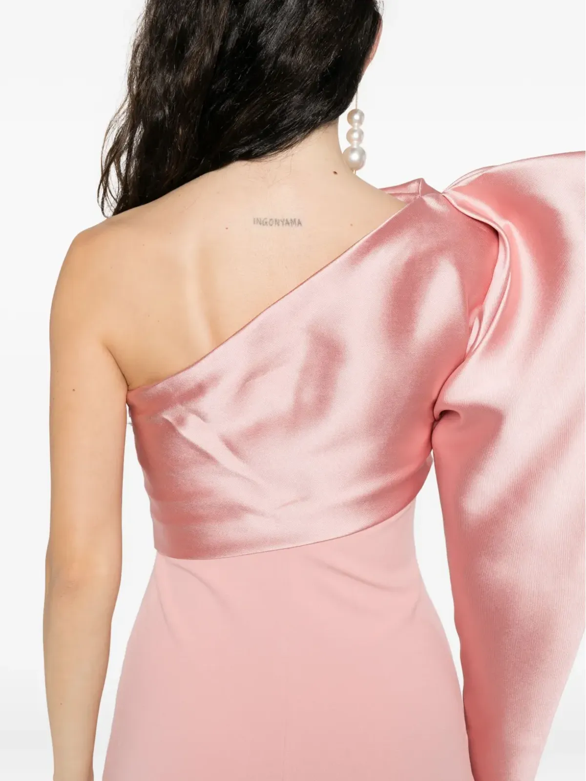 Solace London タリー パネルスリーブ マキシドレス - 画像5